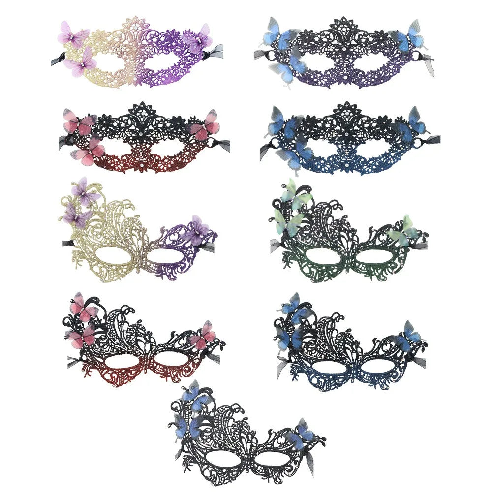 26*16cm Lace Mask Eye Mask Party Mask For Makeup Women Event