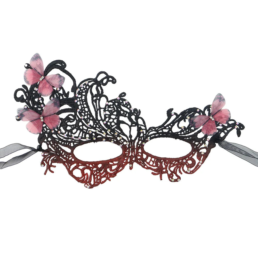 26*16cm Lace Mask Eye Mask Party Mask For Makeup Women Event