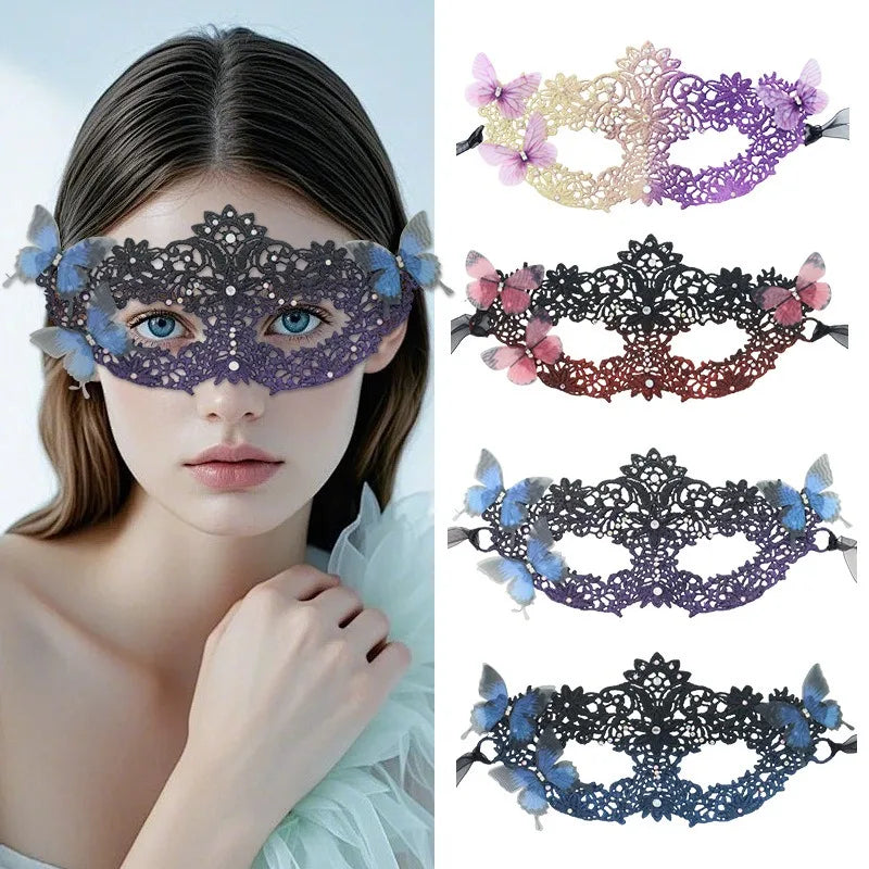 26*16cm Lace Mask Eye Mask Party Mask For Makeup Women Event