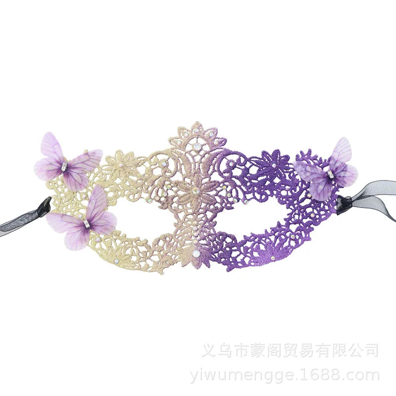 26*16cm Lace Mask Eye Mask Party Mask For Makeup Women Event