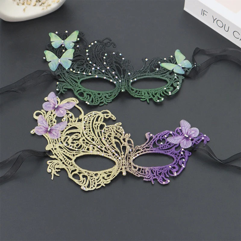 26*16cm Lace Mask Eye Mask Party Mask For Makeup Women Event