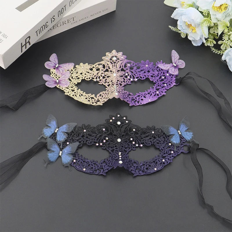 26*16cm Lace Mask Eye Mask Party Mask For Makeup Women Event